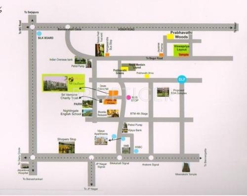 Images for Location Plan of Prabhavathi Windsor windsor Images for Location Plan of Prabhavathi Windsor