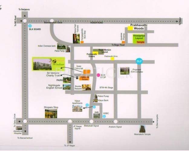 windsor Images for Location Plan of Prabhavathi Windsor