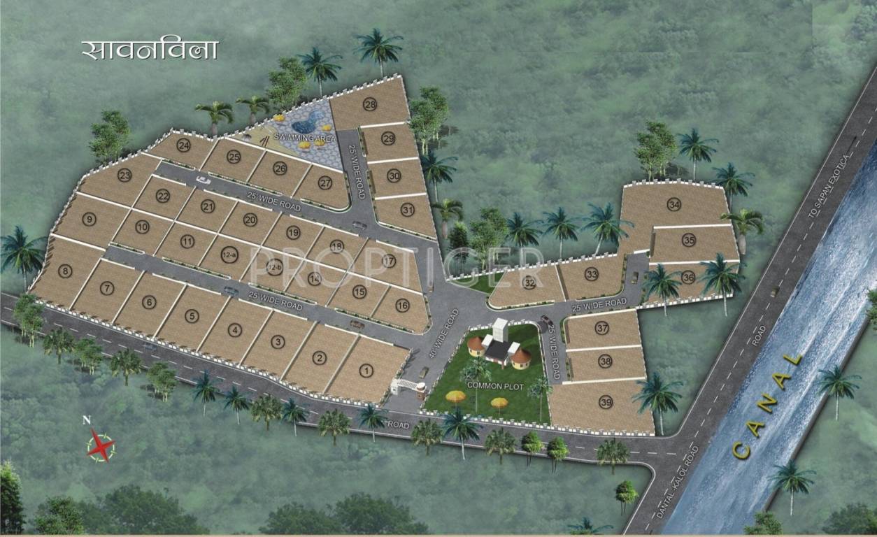 Sparsh Developers Sawan Villa Layout Plan