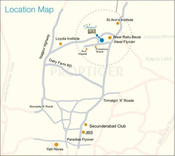 Location Plan Sai Akshay Constructions Akshay Fortune Location Plan