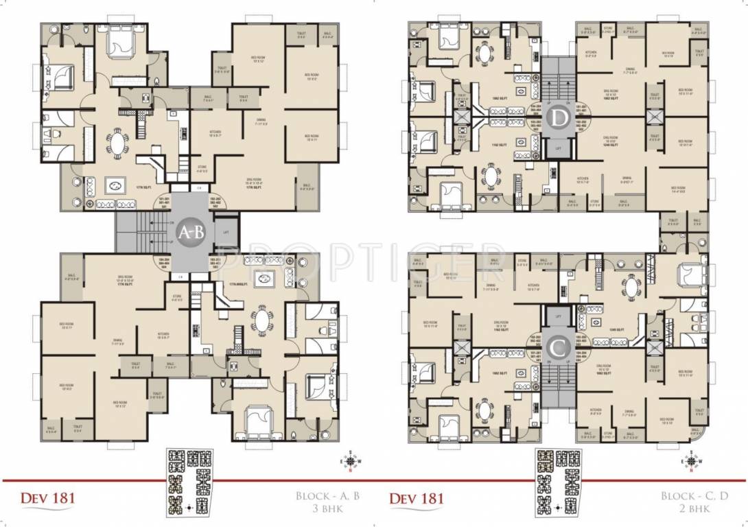  dev 181 Block A Cluster Plan