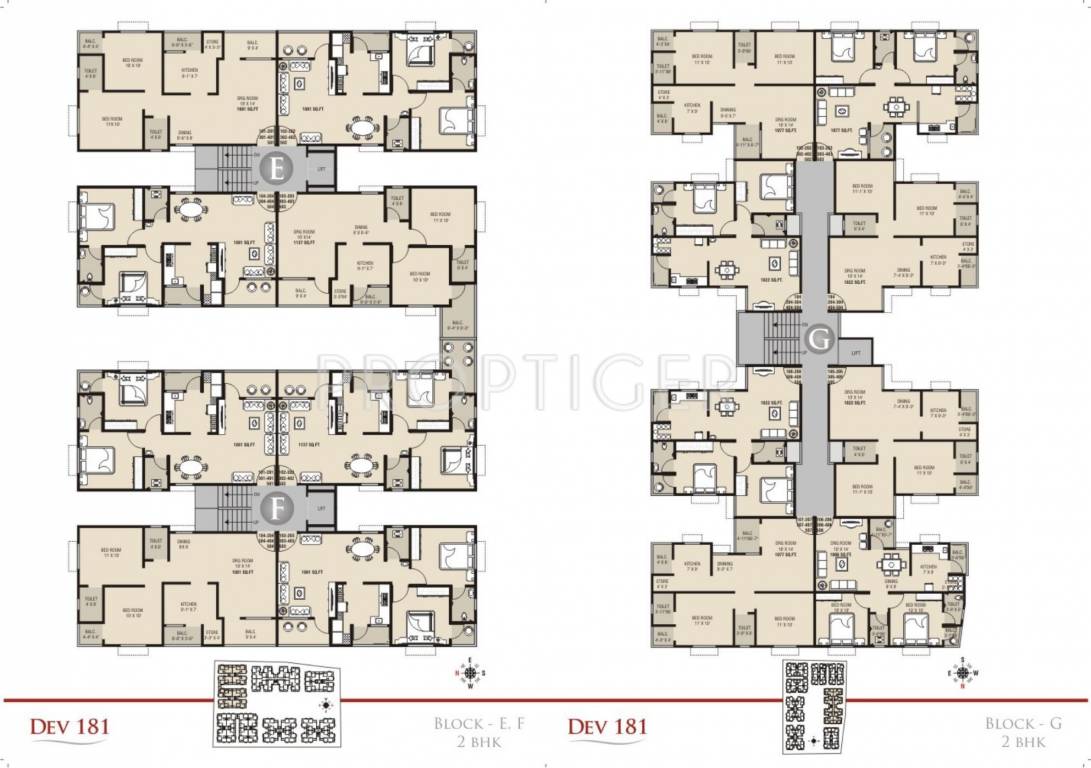  dev 181 Block B Cluster Plan