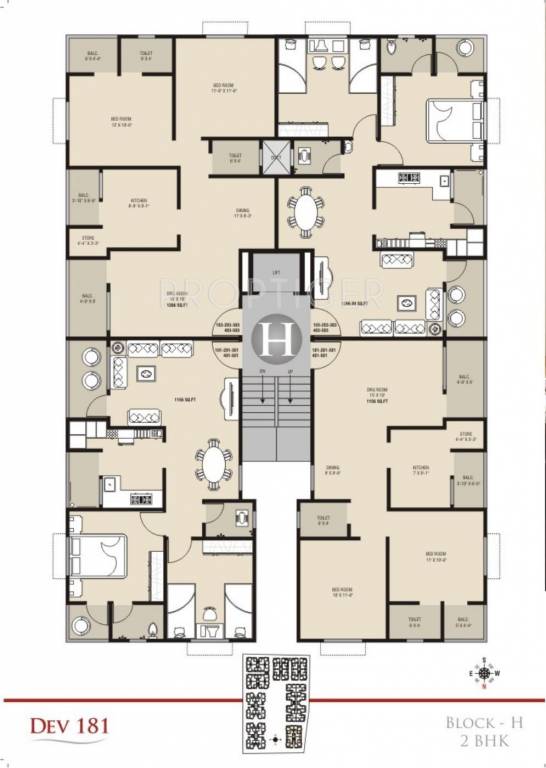  dev 181 Block D Cluster Plan