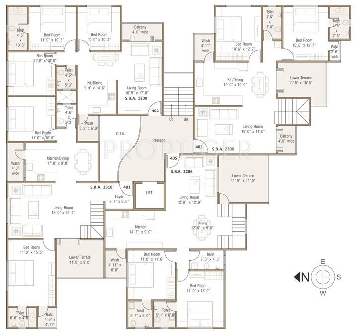 iv Single Block Cluster Plan