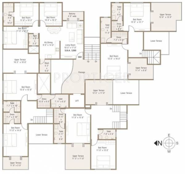Single Block Cluster Plan iv Single Block Cluster Plan