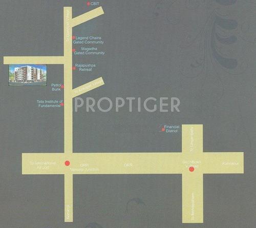  malathi-nivas Images for Location Plan of Pratyusha Developers Malathi Nivas