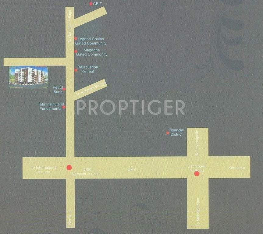 malathi nivas Images for Location Plan of Pratyusha Developers Malathi Nivas
