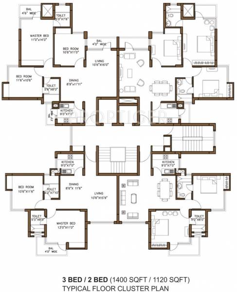 Images for Cluster Plan of Omaxe Palm Greens