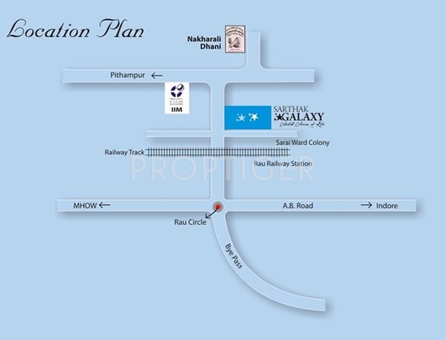 Images for Location Plan of Sarthak Sarthak Galaxy Villa