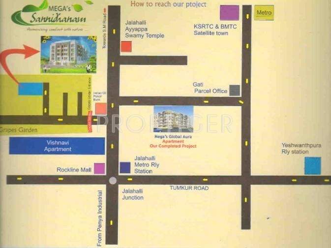 Images for Location Plan of Metro Properties Sannidhana