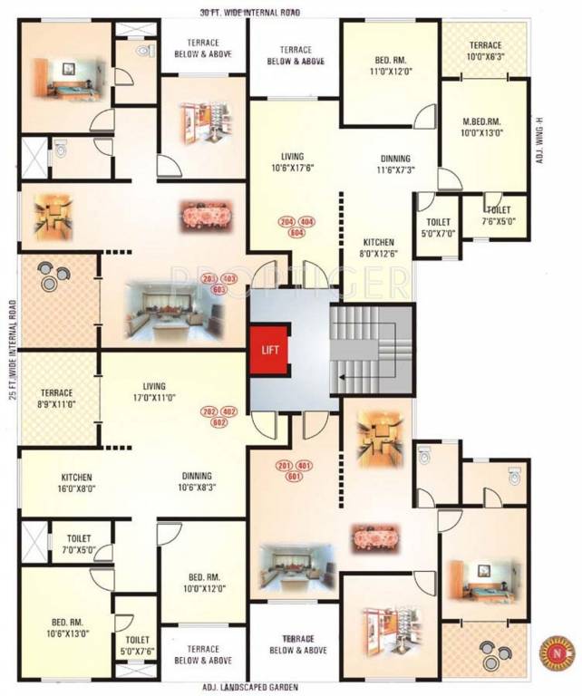 Images for Cluster Plan of GK Developers Roseland Residency