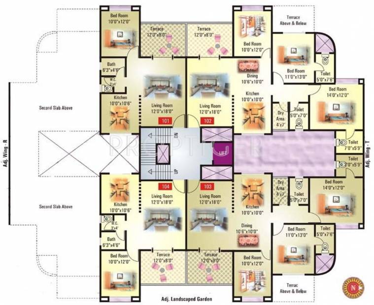 Images for Cluster Plan of GK Developers Roseland Residency