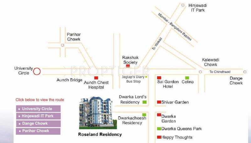 Images for Location Plan of GK Developers Roseland Residency