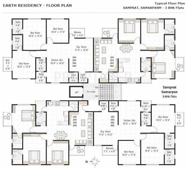 Images for Cluster Plan of Earth Earth Residency