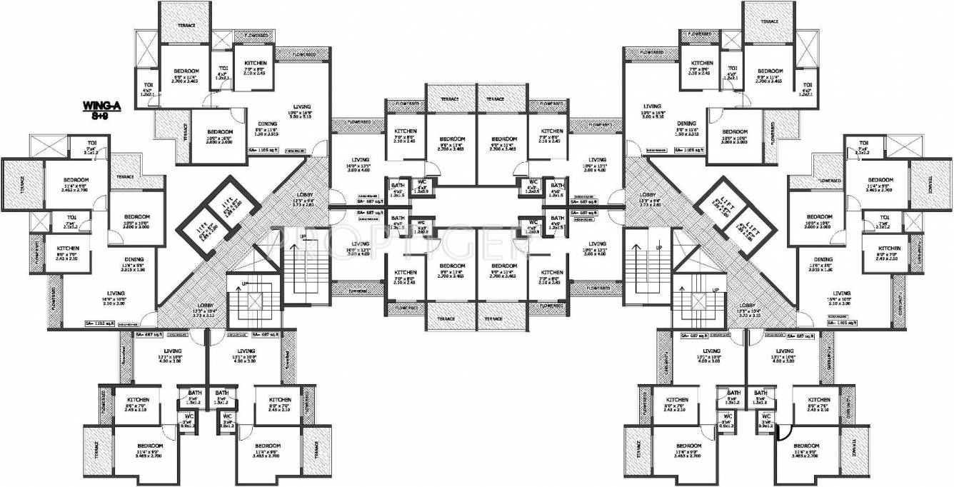  sonata Wing A Cluster Plan