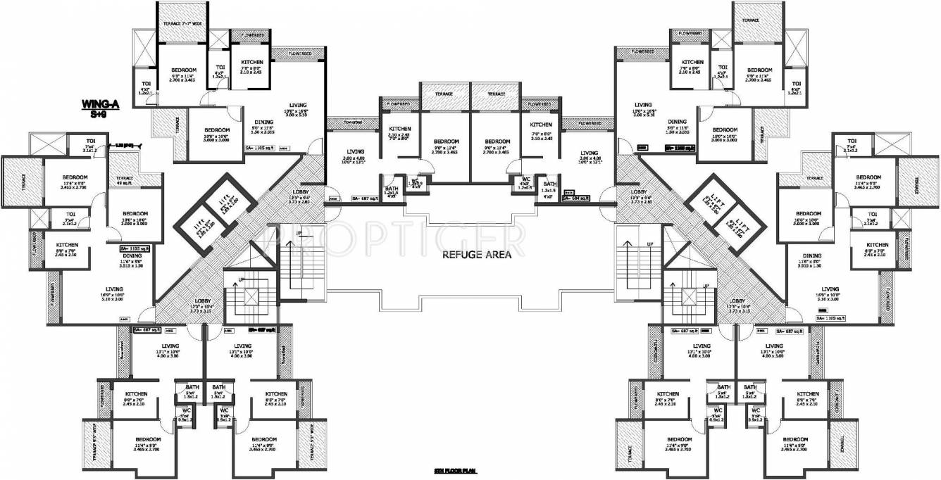  sonata Wing B Cluster Plan