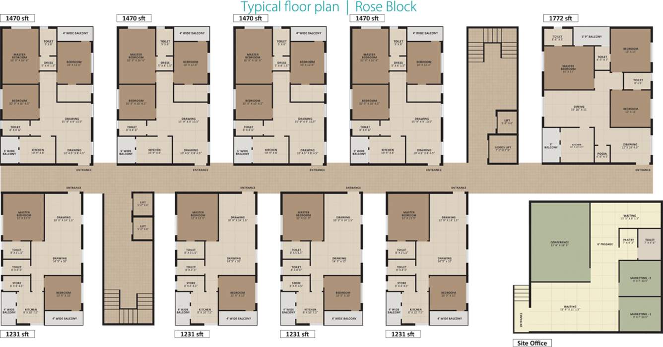 Images for Cluster Plan of Parkville Lakshmi Nilayam