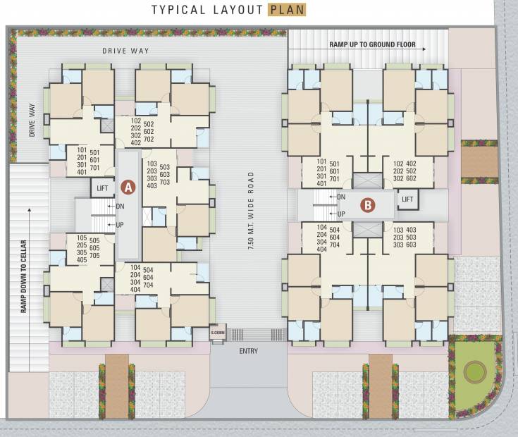 Images for Layout Plan of Jay Visat Infra Royal