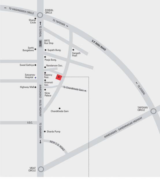 Images for Location Plan of Jay Visat Infra Royal