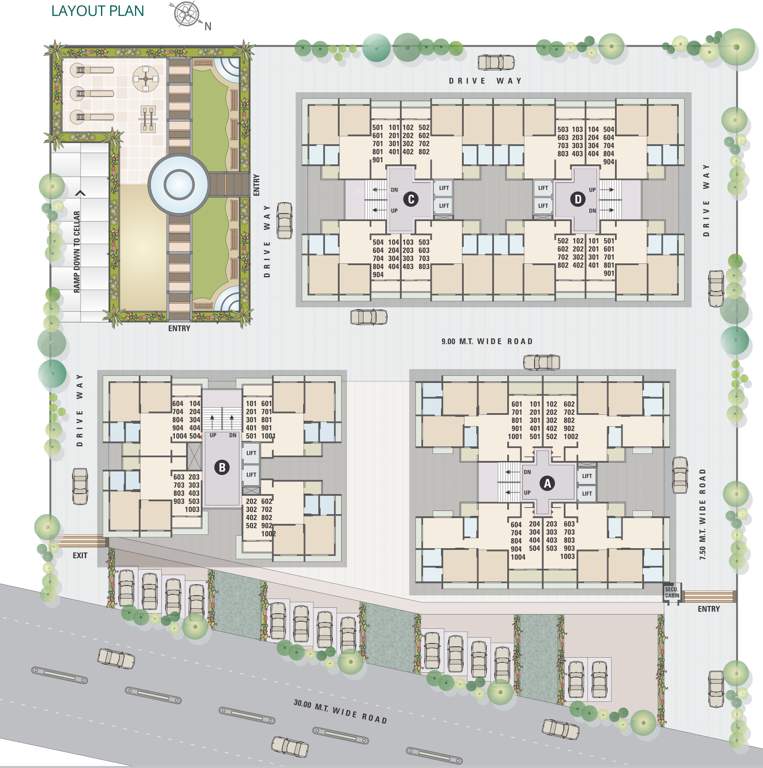 Images for Layout Plan of Seventh Parisar