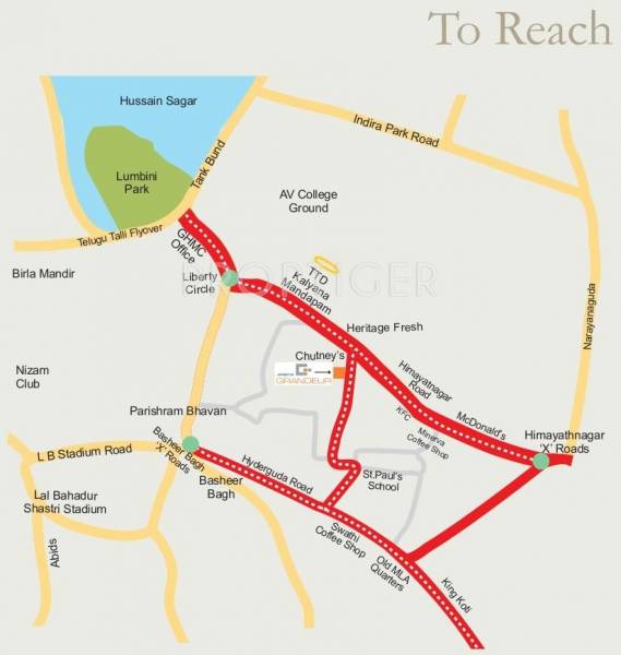 Images for Location Plan of Janapriya Engineers Grandeur