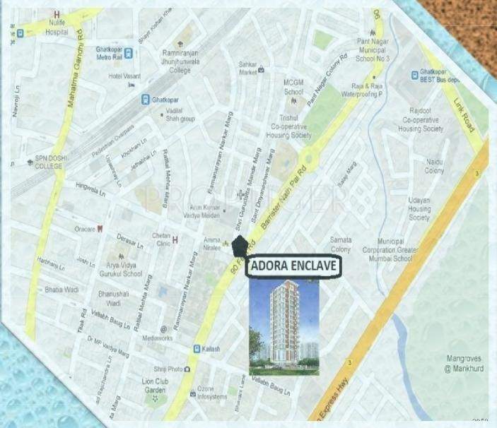 Images for Location Plan of HPA Spaces Adora Enclave Residency Commercial