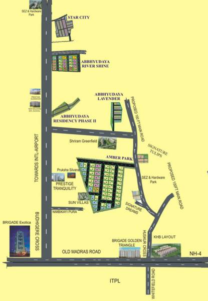 Images for Location Plan of Abhyudaya Amber Park Front