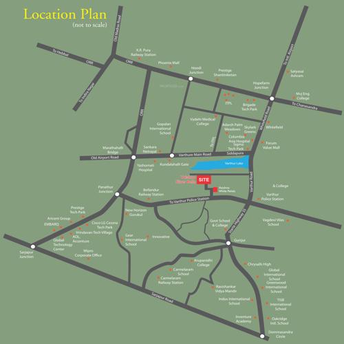  silver-bells Images for Location Plan of Vaishno Silver Bells