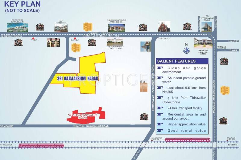 Images for Location Plan of Metha Sri Gajalakshmi Nagar