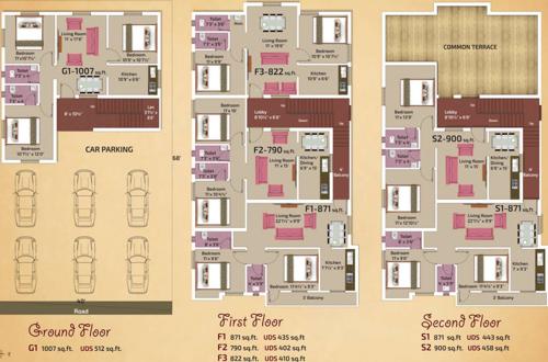 Images for Cluster Plan of KVR Builders Sree Padmavathy