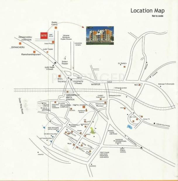 Images for Location Plan of Srinivas Sri Srinivas Apartments