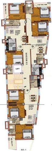  tulip-garden Images for Cluster Plan of Multiline Tulip Garden