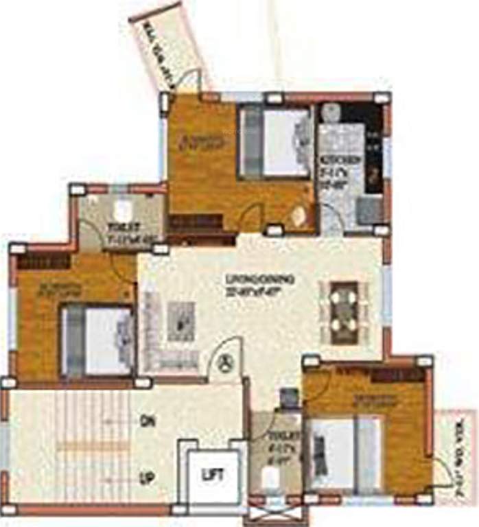  tulip garden Images for Cluster Plan of Multiline Tulip Garden