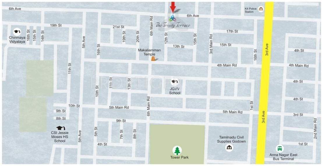 Images for Location Plan of India The Trinity Terrace