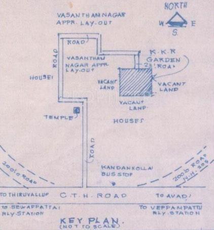 Images for Location Plan of K Kasi Builders KKR Garden
