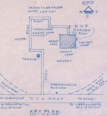 Images for Location Plan of K Kasi Builders KKR Garden