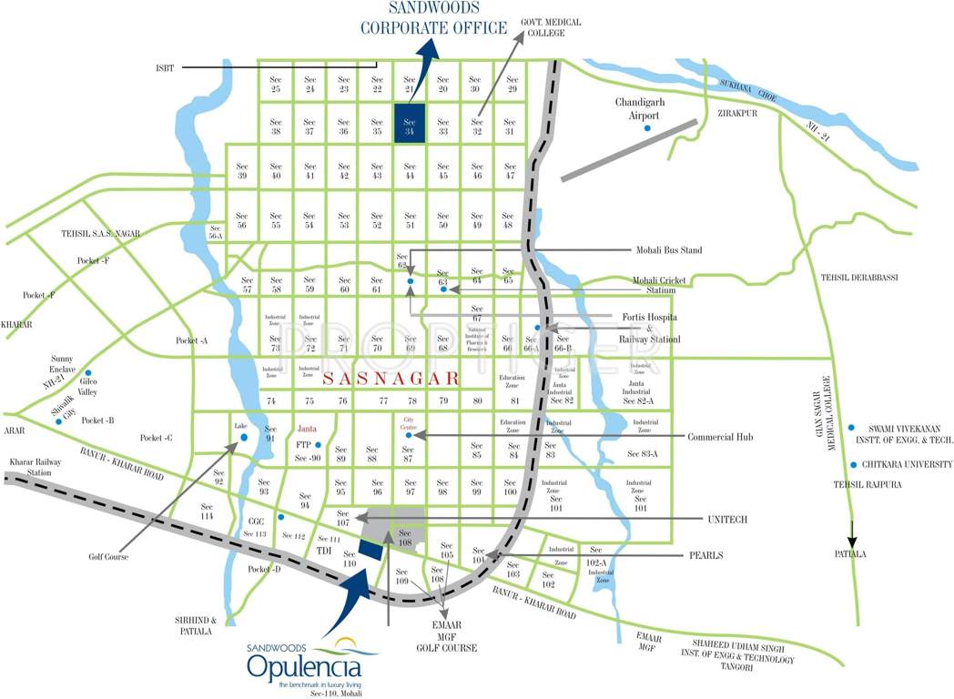  opulencia Images for Location Plan of Sandwoods Sandwoods Opulencia