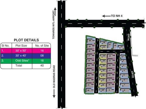  aero-city Images for Layout Plan of Abhyudaya Aero City