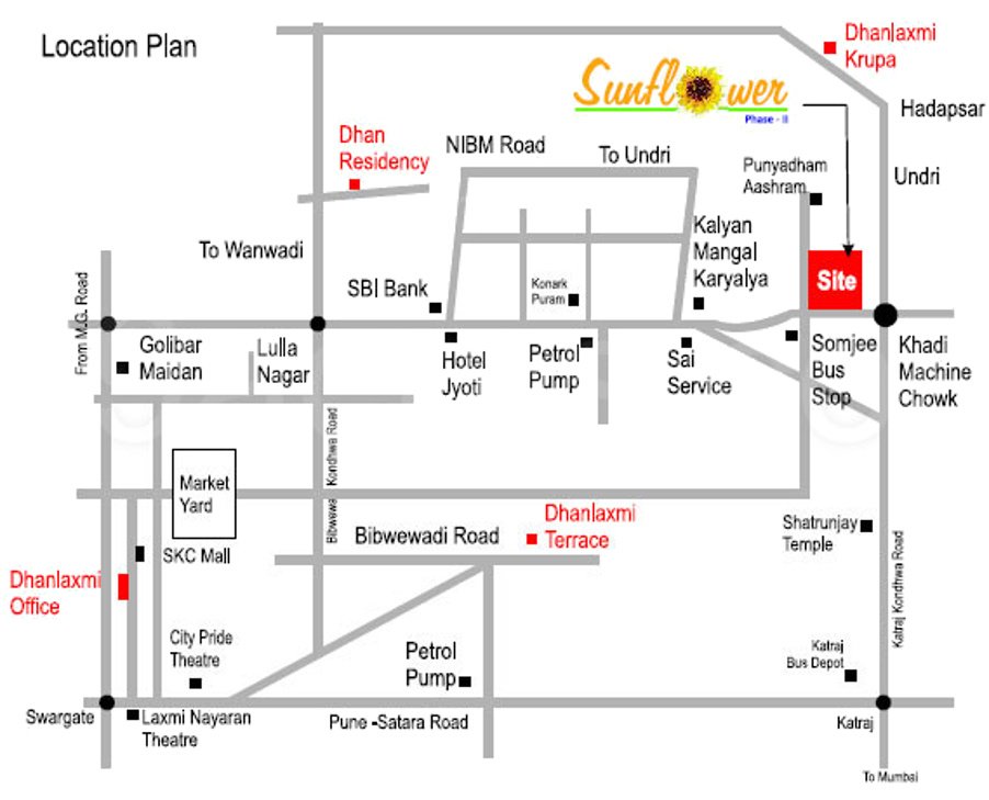 Images for Location Plan of Dhanlaxmi Sunflower