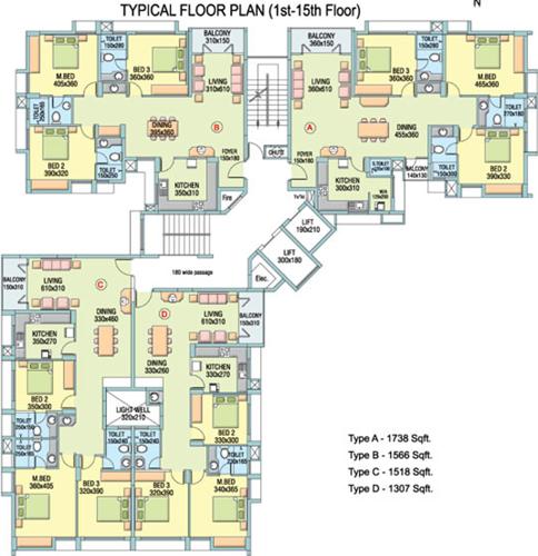 Images for Cluster Plan of Skyline Skyline Palmtop