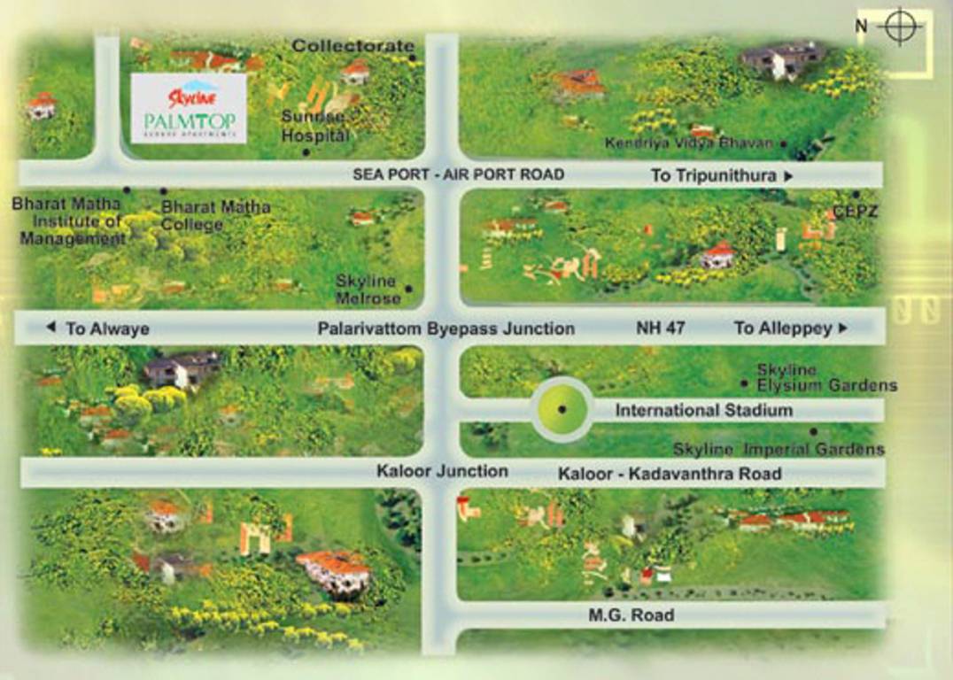 Images for Location Plan of Skyline Skyline Palmtop