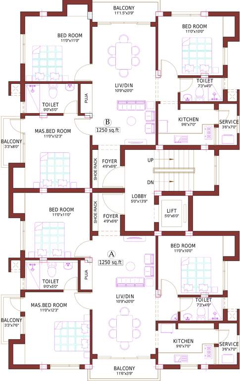 Images for Cluster Plan of Pushkar Mayfair