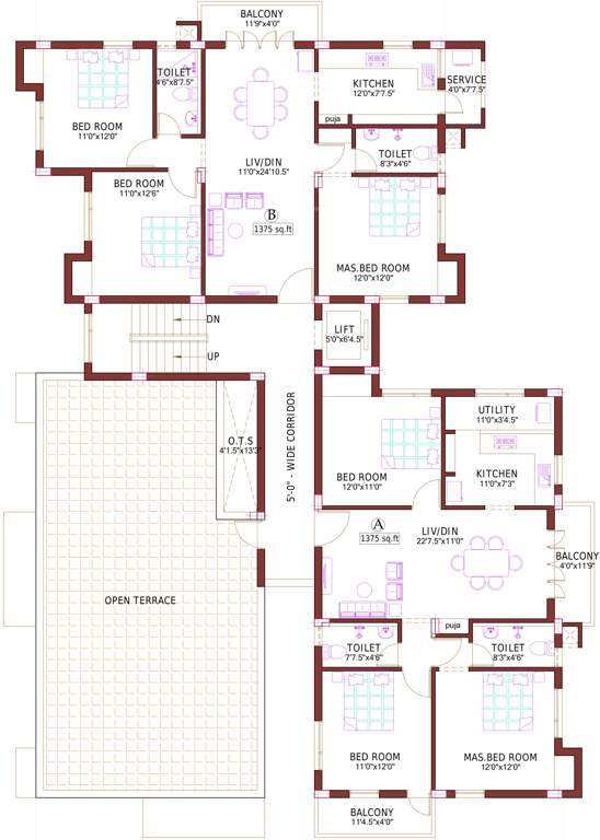  swastik square Swastik Square Cluster Plan from 1st to 2nd Floor