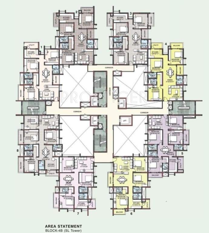  paramount towers Images for Cluster Plan of Shriram Paramount Towers