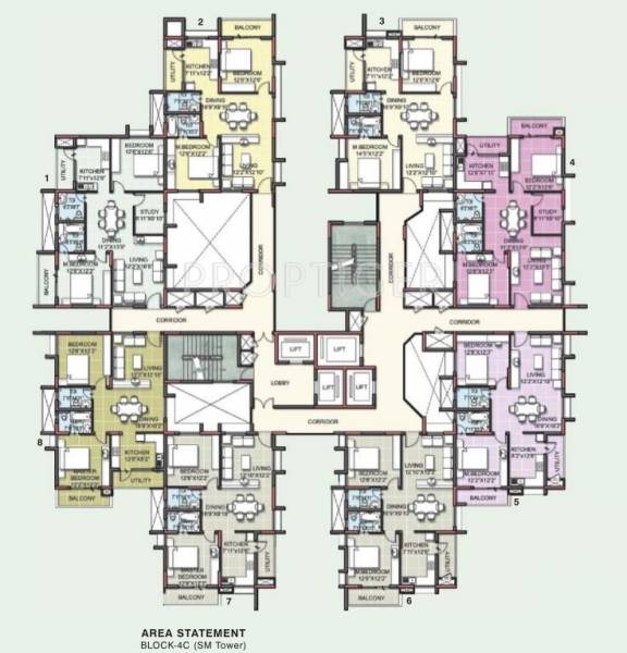 Images for Cluster Plan of Shriram Paramount Towers