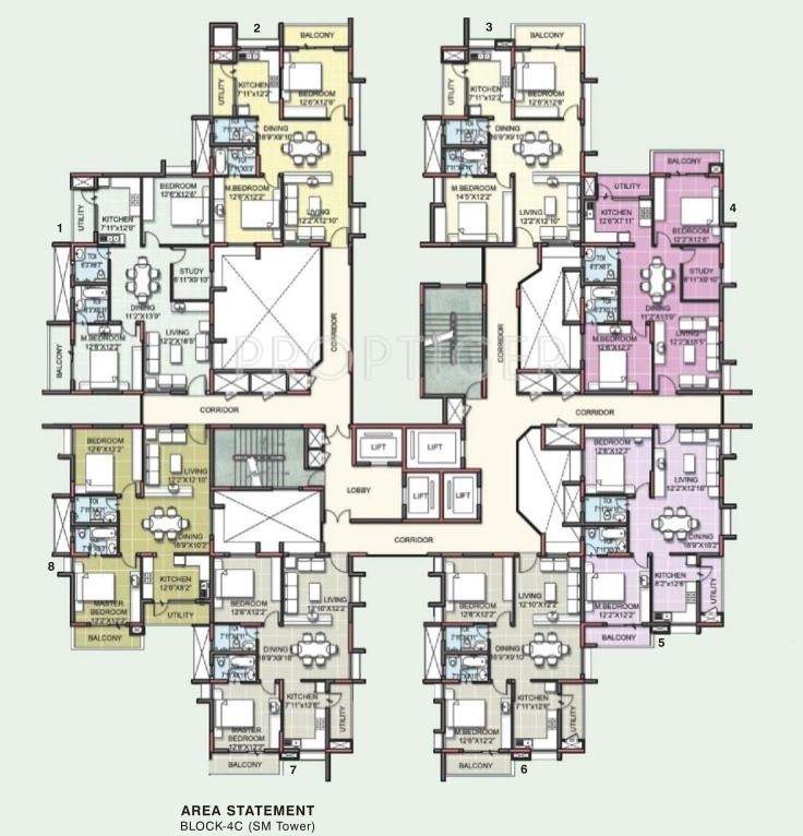 Images for Cluster Plan of Shriram Paramount Towers