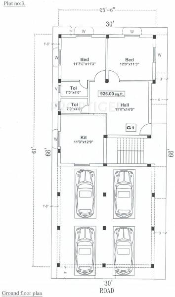 Images for Cluster Plan of VijaySaras Builders Manthralayam