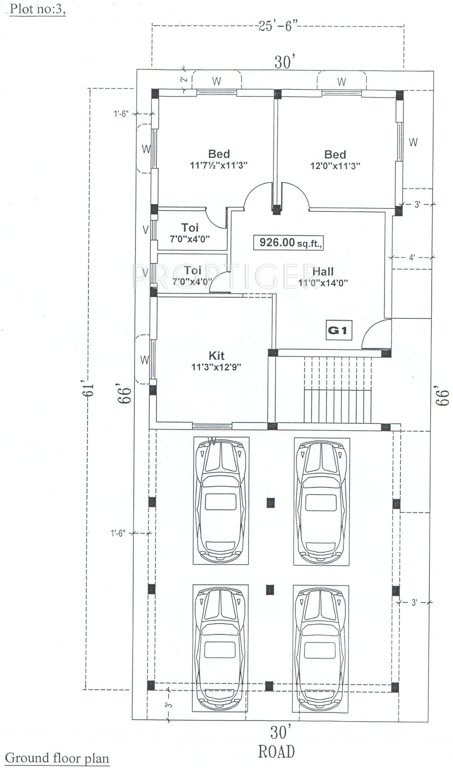Images for Cluster Plan of VijaySaras Builders Manthralayam