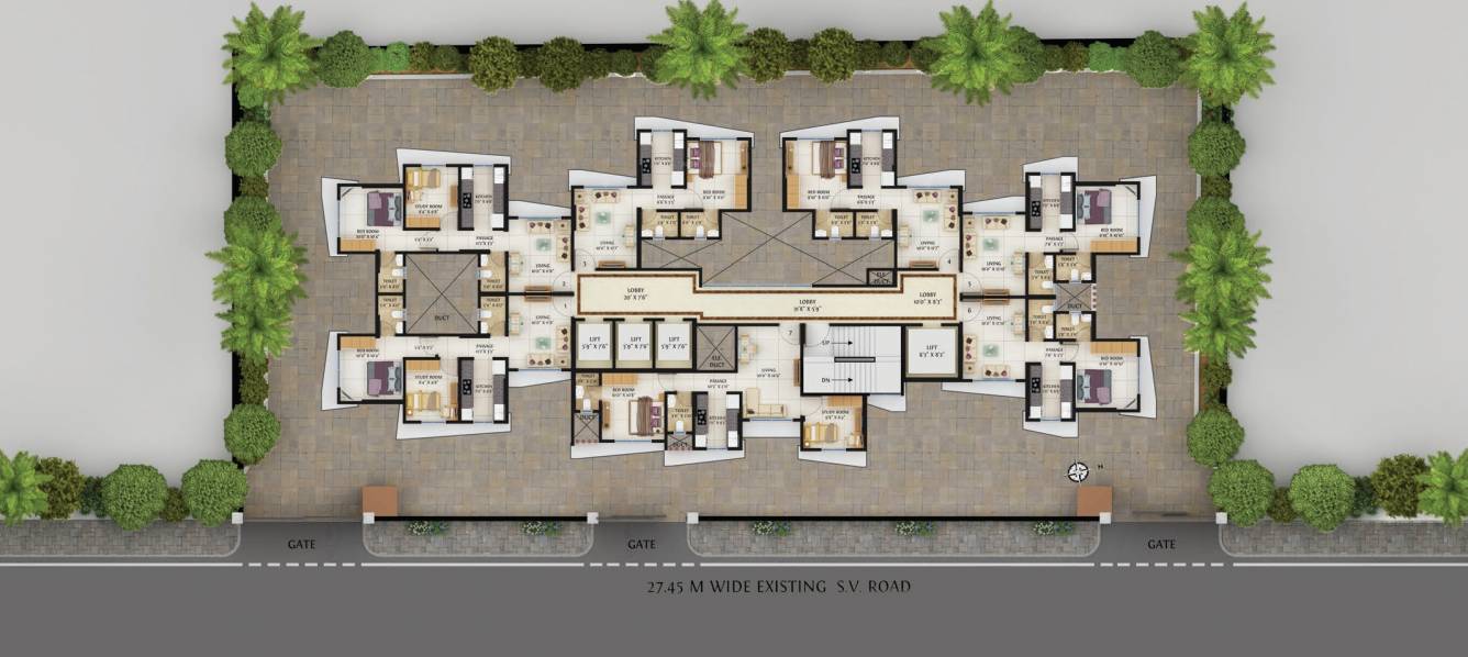 Images for Cluster Plan of Sahajanand Athena