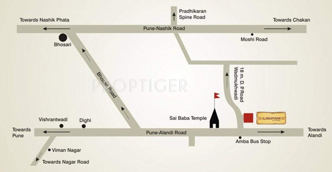 Images for Location Plan of RK Lunkad Housing Company Alankapuram Villas